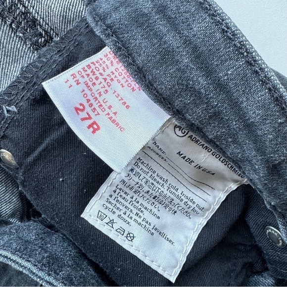 Adriano Goldschmied the Stevie slim straight gray jeans size 27 - Picture 7 of 7